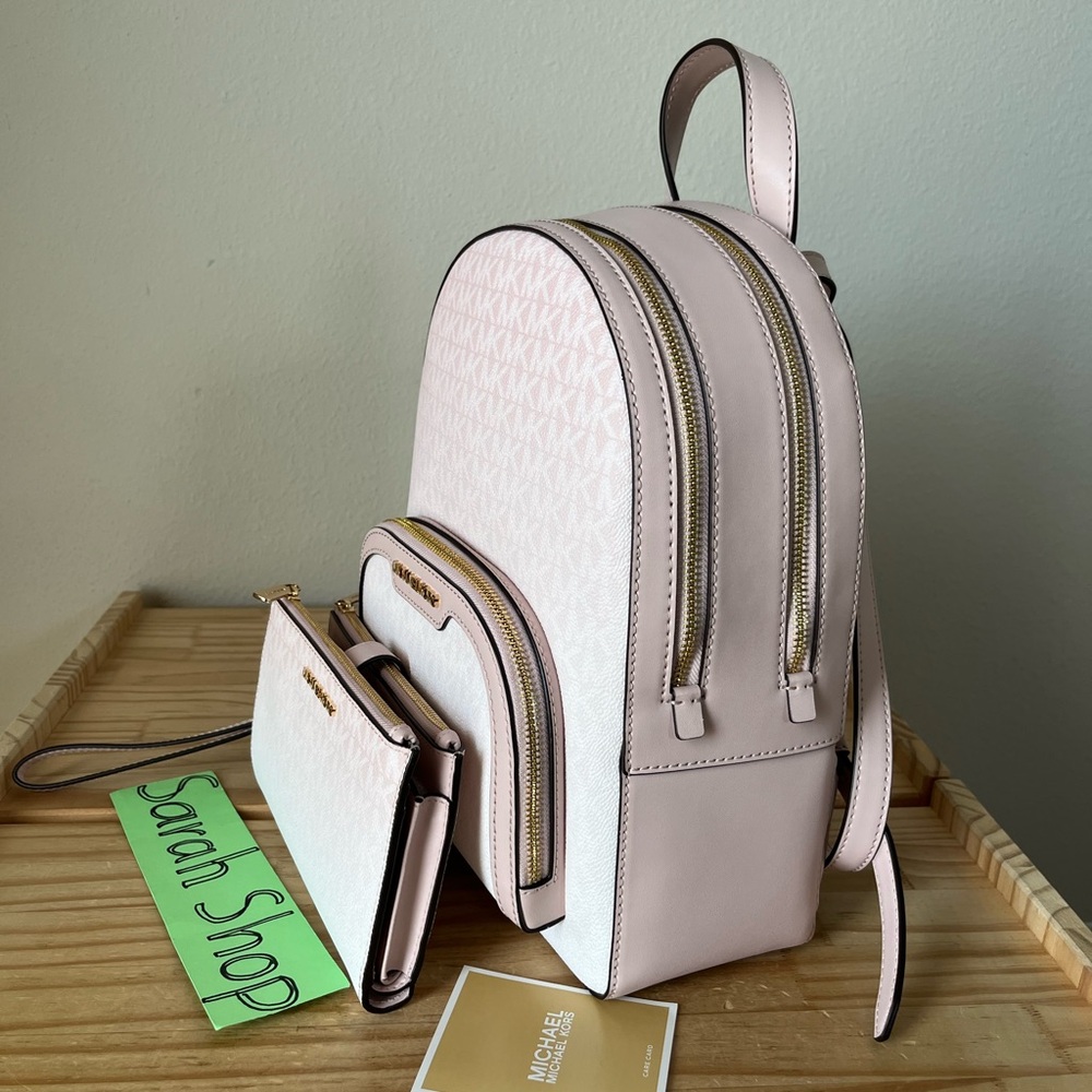 🌼Michael Kors Jaycee medium zip pocket backpack Set - Picture 4 of 16